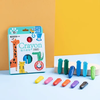 12 Värvi Mini Kassi Käpa Kunsti Crayon Pliiatsid Seatud Joonistus, Maali Õpilane Lapsed Kingitus A7387