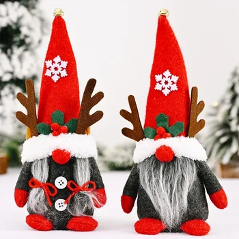 1TK Loominguline Sarv Gnomes Kaunistused Jõulud Desktop Kaunistused Näota Nukud Vana Mees Metsa Nukud