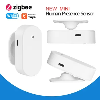 24G Zigbee/WiFi Inimeste Kohaloleku Andur Aruka Inimese Keha PIR Andur-Detektori liikumisanduriga Tööd Alexa Google Kodu
