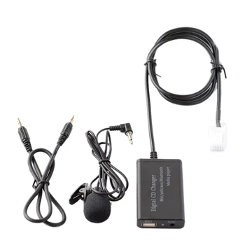 2X USB AUX Bluetooth Car Digitaalse Muusika CD-Vahetaja Adapter Toyota (6+6)Pin-Camry Corolla RAV4 Yaris
