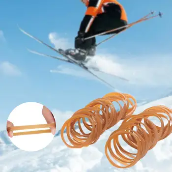 30Pcs Ski Piduri Abil Kõrge Elastne Lihtne Paigaldus Lumelaua Kummist Piduri Honorar Ansamblid Sport Tarvikud