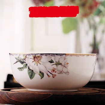 7 tolli, peene kondiga hiina teenetemärgi kaussi, vintage floral design, pere köögis toiduvalmistamis teenindavad kausi konteiner, nõudepesumasin ohutu