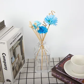 8PCS/Set Kunstlik Sinine Lill Rotangist Roo-Lõhnaaine Lõhn Difuusor Täitke Kinni Diy Õie Home Decor Käsitöö