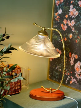 Ameerika keskaja ins laua luksus prantsuse vintage retro tabel lamp magamistuba öö lambi 2021 uus