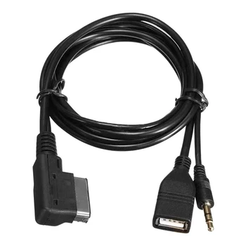 Auto Audio-Kaabel, USB-Auto Konversioon Kaabel A1 A3 A4L A5 A6L A8 Q3 Q5 Q7 TT Koos AMI Liides MDI-BOX Liides Osad