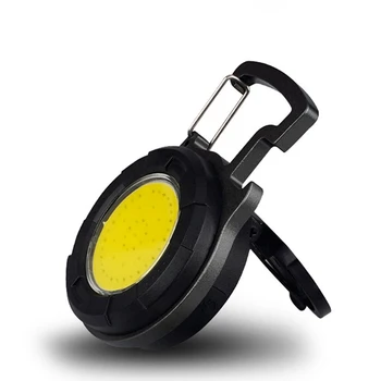 Cob Taskulamp, Telkimine Valgus Mini Portable LED Võti Luku Kerge Väljas Alumiiniumist Taskulamp