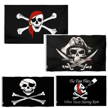 Crossbones uus Suur Kolju ja Risti Mõõgad, Saablid Jolly Roger Piraat Lippe Kaitserõngad Teenetemärgi NN046