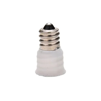 E12, Et E14 Pirn Lamp Omanik Pistikupesa Adapter Converter Valguse Alus Laualühtreid Valge