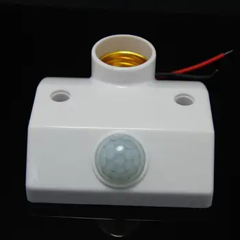 E27 220V Infrapuna Liikumisandur Automaatne Valguse Lamp Omanik Lüliti Intelligent Light Base