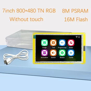 ESP32-S3 HMI 8M PSRAM 16M Flash Arduino LVGL WIFI&Bluetooth, 7 