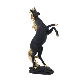 Hobune Kujukeste Mudel Seisab Hobune Vaik Kuju Home Office Bar Sõda Hobune Usu Skulptuur, Käsitöö Ornament Modern Art Decor Kingitus