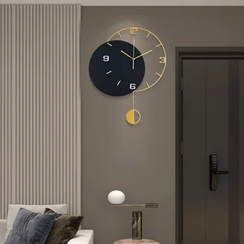 Home Decor Kella Elutuba Must Nõelad Unikaalne Kaasaegne Disain Kella Köögi -, Kontori-Batte Nordicr Horloge Art Decor