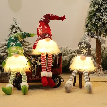 Hõõguv Gnome Jõulud Näota Nukk Häid Jõule Kodu Kaunistamiseks Navidad Natal Kingitus uusaasta 2023 jõulukinke