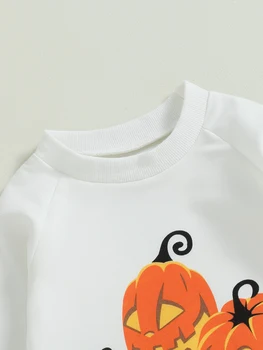 Jumalik Halloween Pumpkin ja Vaimu Prindi Romper Kombekas Baby Tüdrukud ja Poisid - Pikad Varrukad Bodysuit Kostüüm Riided