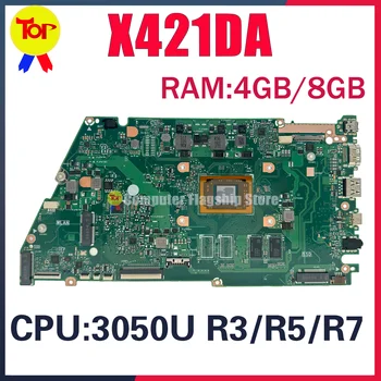 KEFU X421DA Emaplaadi ASUS X412DAP A421D F421D X421D Sülearvuti Emaplaadi 3050U R3-3200U R5-3500U R7-3700U UMA 4GB/8 GB-RAM