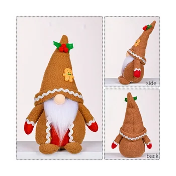 Khaki Piparkoogid Mees Jõulud Palus Kudumise Näota Gnome Santa Rudolph Nukk Kodu Kingitused, Kaunistused Naine