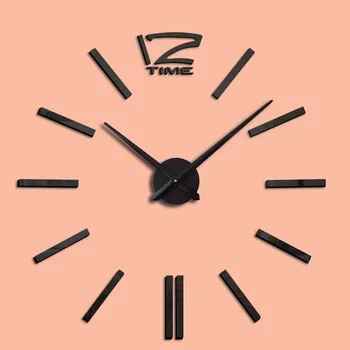 Kodu kaunistamiseks Akrüül diy loominguline kella kaasaegne disain Põhjamaade lihtne kell elutuba teenetemärgi kella