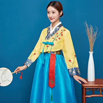 Korea kostüüm Hanbok Korea performance kostüüm korea rahvariiete tants, Folk-Etapi Naiste korea kostüüm