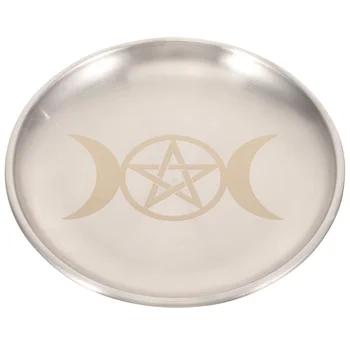 Leibkonna Pentagramm Ehted Sahtel Raud Plaat Omanik Pentacle Candleholder