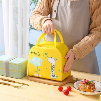 Multikas Loomade Lunch kotid Lastele Kids Reisi Office Bento Piknik Ladustamise Termilise Kott Kaasaskantav Lunchbox Isolatsioon Kotid