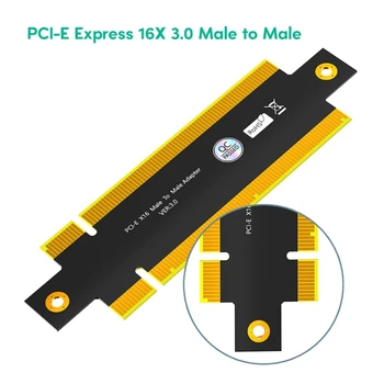 PCIExpress3.0 16X, et 16X Extender PCIE X16 Mees-Mees-Adapter Connector Arvutid ja Office Seadistuse