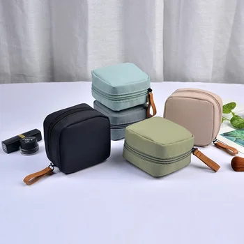 Portable Multi-Purpose Väike Kosmeetika Kott Suu Punane Kott Sanitaar-Puuvill Ladustamise Kott