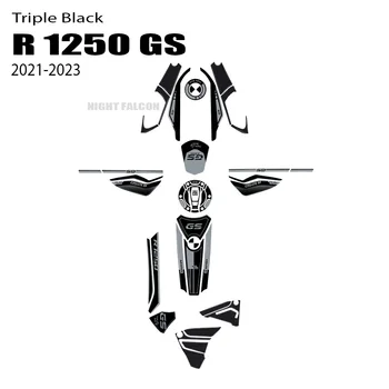R1250 GS Mootorratta tarvikud 3D Epoksüvaik Kleebis Komplekt BMW R 1250 GS Adventure Triple Black 2023 r1250gs seiklus 2023