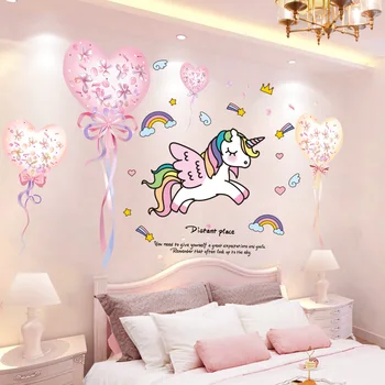 [SHIJUEHEZI] Cartoon Õhupallid Seina Kleebised DIY Hobune Loomade Seina Kleebised Lastele Toad Beebi Magamistoas Lasteaed Kodu Kaunistamiseks