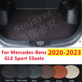 SJ Auto Pagasiruumi Matt Custom Fit For Mercedes-Benz GLE Sport 2023 2022 2021 2020 AASTA AUTO Saba Boot Plaat Lasti Vaip Pad Protector
