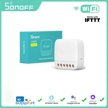 SONOFF S-MATE2 Äärmiselt Lüliti Mate Toetada EWeLink-Kaugjuhtimispuldi Kaudu Smart Switch Aruka Kodu Alexa Google ' i Kodu IFTTT