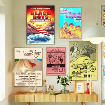 The Beach Boys Band Lõuendile Maali Poster Pildid Seina Art Plakat Kaasaegse Perekonna Elutuba Home Decor
