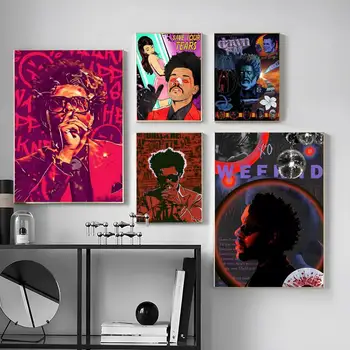 The Weeknd Plakat Ja Trükib Abstraktse Seina Art Lõuend Maali Põhjamaade Kaasaegse Pilte Elutuba Home Decor