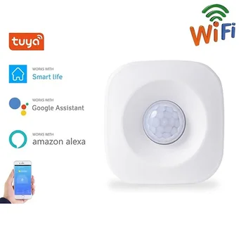 Tuya WiFi PIR Smart Home Security Alarm, Motion Sensor Smart Elu Apps Traadita Inimeste Liikumise Tuvastamine Infrapuna Anduri