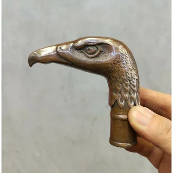 Victoria Antiik Pronks Käsitsi Nikerdatud Eagle kujud Roo Walking Stick Pea