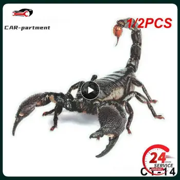 1/2TK Spider Sisalik Skorpion Auto Kleebis 3D-loomade muster Sõiduki Akna Peegel Kaitseraua Decal Decor niiskuskindel Kõrge