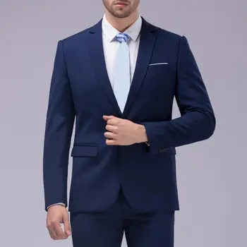 1 Komplekt Populaarne Pintsak Püksid Rinnamikrofon Riided Ülikond, Mantel, Püksid Puhta Värvi Ühe Karavan Ülikond
