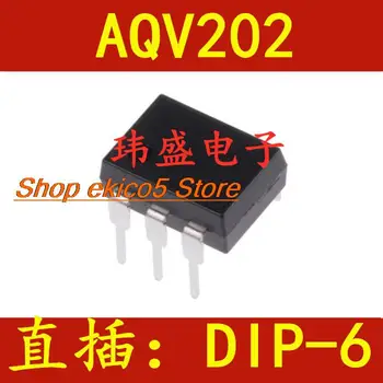 10pieces Originaal stock AQV202 DIP-6 AQV202