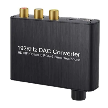 192KHz DAC Converter Digital to Analog Converter koos Kõrvaklappide Võimendi Sisseehitatud Bluetooth-Vastuvõtja Muusika Mängija