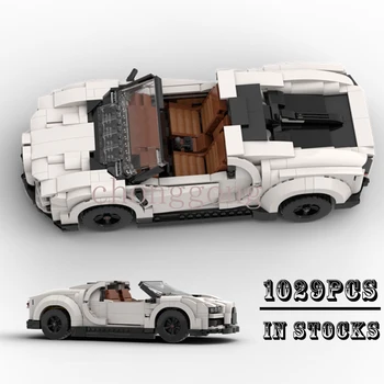 2022 Uus Kes Klassikaline Auto Chiron Grand Sport Hypercar Super Racing Auto Mudel ehitusplokk Telliskivi Assamblee Laste Mänguasi DIY Kingitused
