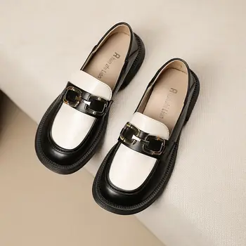 2023 kevadel/suvel naiste kingad nahast kingad, pehme nahk ühtse kingad mood naiste kingad