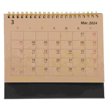 2024 Töölaua Kalender Juuli 2023-Detsember 2024 Seisab Klapp Töölaua Kalender Sõiduplaanid Kalender Kontor Planeerija Korraldaja