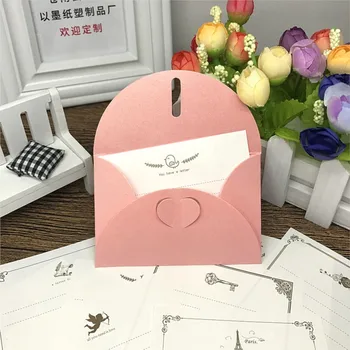 30Pcs Retro Tühi Mini Paber Ümbrikud Pulmapidu Kutse õnnitluskaardid Kingitus südame armastus kiri