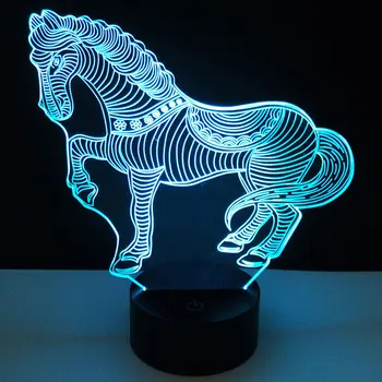3D-Touch LED Valgus Omanikule USB Kaabel/Aku Lamp Base Öö Valguses Asendamine 7 Värv Värviline Valgus Baasi Akrüül Omanik