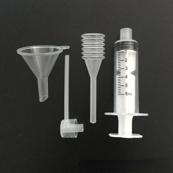 4tk / Set Parfüümi Täitke Tööriistade Komplekt Plastikust Hajuti Süstal Õled Tilguti Lehter Spray Serveerimiseks Vajalikud Kosmeetilised Vahendid