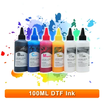 600ML DTF Tindi Komplekt Tekstiili Pigment Ink DTF Printer L805 L800 PET-Kile Trükkimine Direct Transfer Film soojusülekande DTF Tindi Komplekt