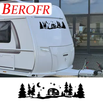 Auto Mägi Graafika Kleepsud Maja Horsebox Caravan RV Camper Van Keha Decor Vinüül Kleebised Auto Tuning Aksessuaarid