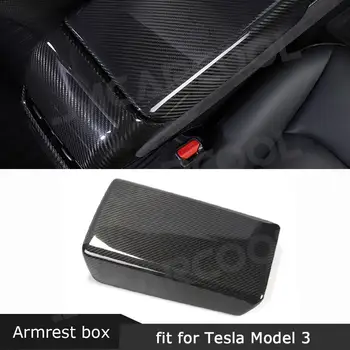Auto Paigutamine Koristustööde Taga Kast Paneeli Katta Sisekujundus Jaoks Tesla model 3 Y 2018-2022 Carbon Fiber/ABS Auto Tarvikud