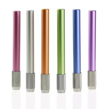 Bview Art Alumiiniumist Assortii Värvid Pliiats Lengthener – Pliiats Extender Omanik Värvilised Pliiatsid Regulaarselt