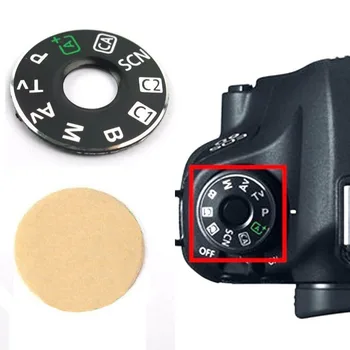 Canon EOS 6D Kaamera Function Dial Mode Plaat Liidese Kork Nuppu Repair Kit Kaamera Remont Osade Puhastamine Tarvikud