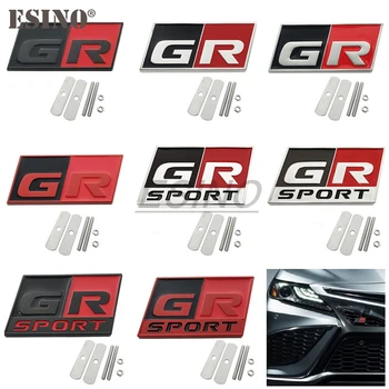Car Styling, Gazoo Racing GR MN 3D Auto Ees Grill, Tsingi Sulam Pääsme Metallist Embleem Decal Toyota Supra AE86 GT86